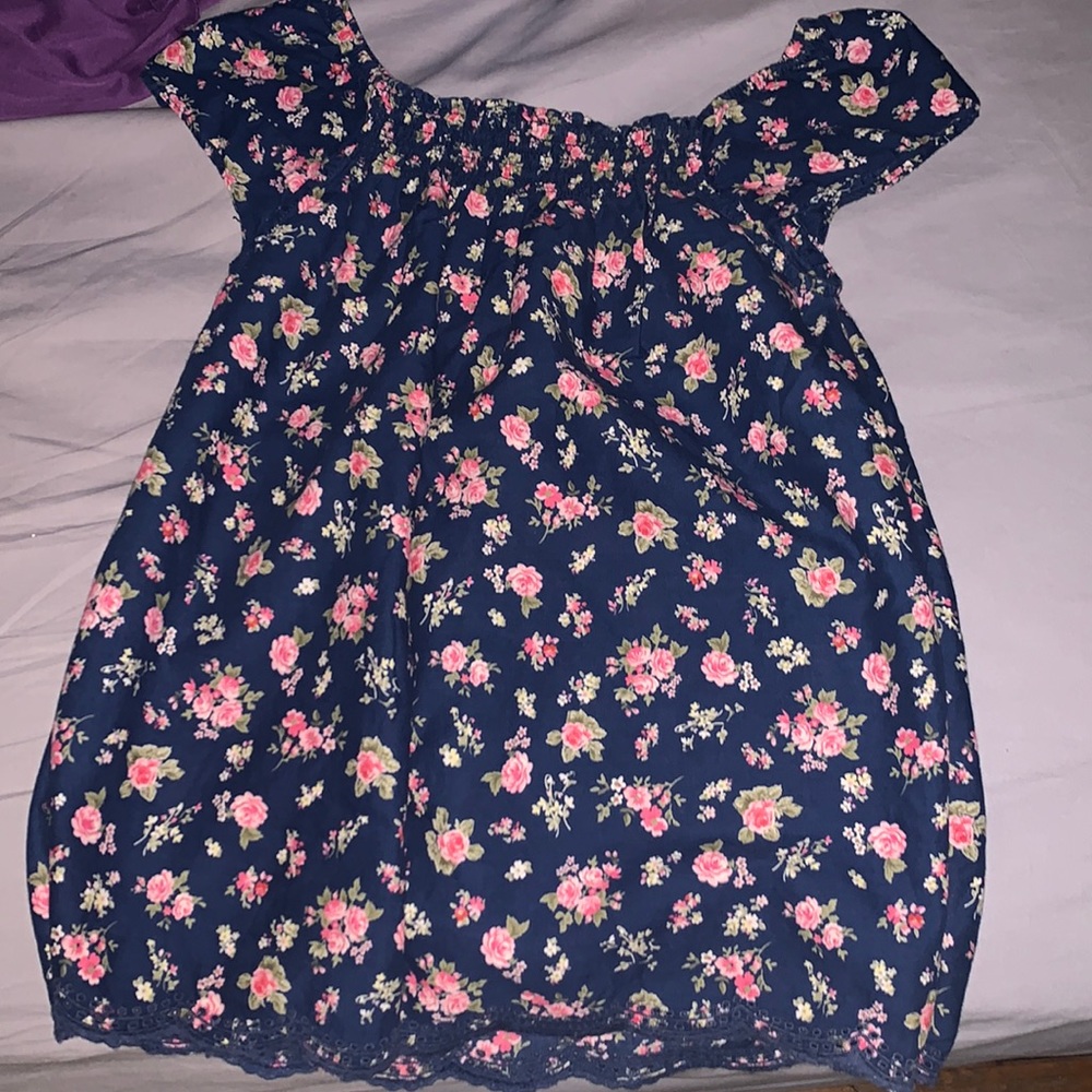 Girls floral shirt